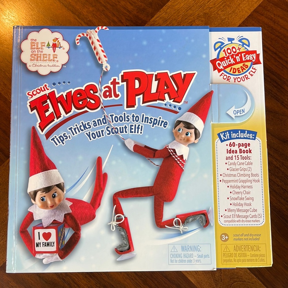 NEW UNUSED ELF ON THE SHELF "SCOUT ELVES AT PLAY"